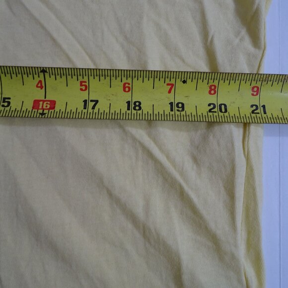 J Crew Yellow Washed Cotton Crew Neck T-Shirt Men Size L Short Sleeve - Picture 8 of 10